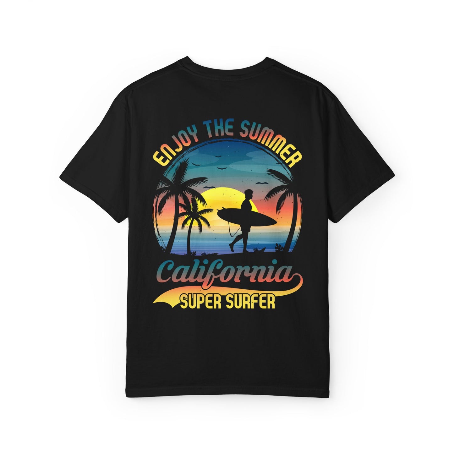 California Summer Vibes T-Shirt, Unisex Beach Tee, Surfing Apparel, Gift for Surfers, Summer Wardrobe Essential