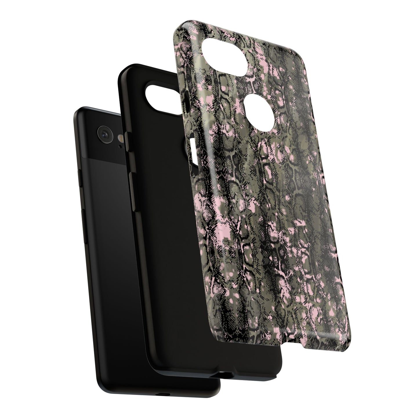Stylish Snake Print Phone Case for Tough Protection