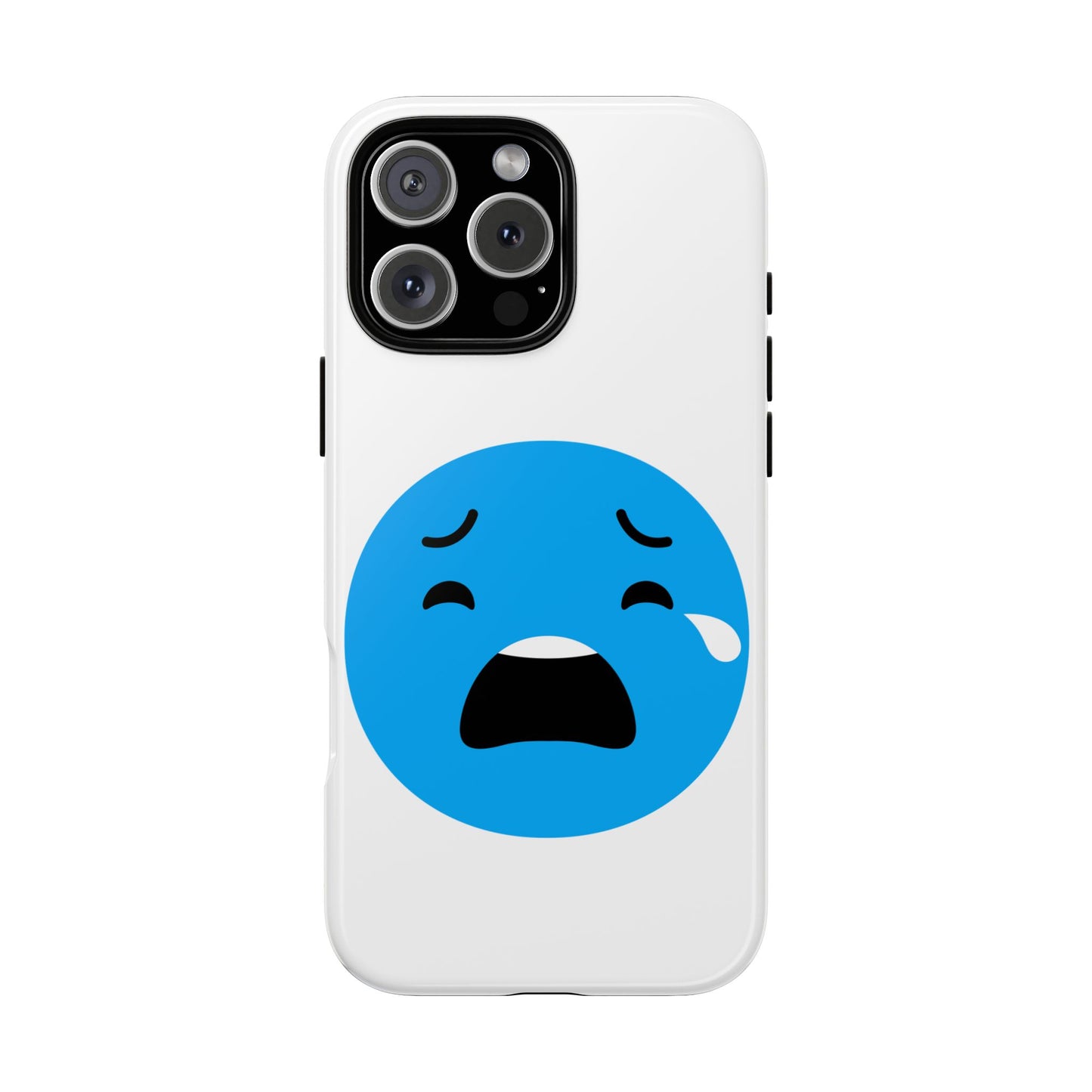 Funny Sad Face Phone Case - Tough and Stylish