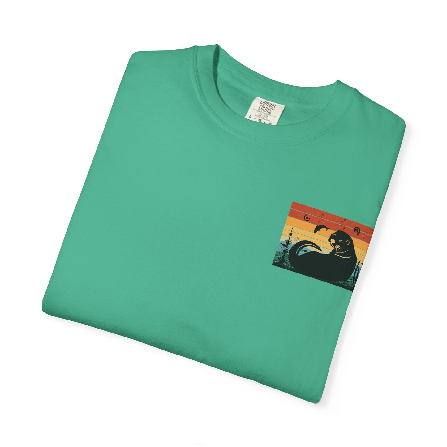 Retro Otter Graphic Unisex T-Shirt – Perfect for Animal Lovers