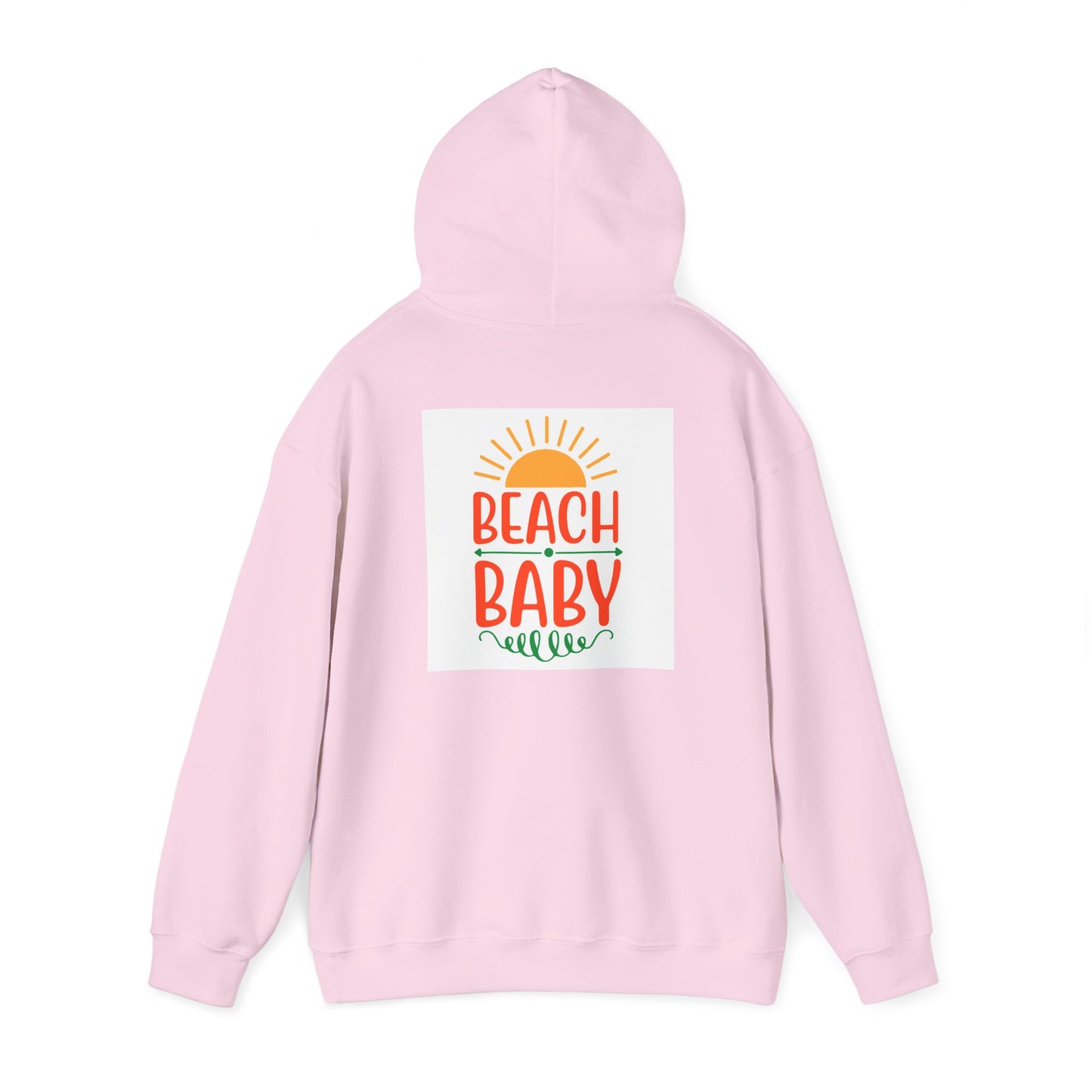 Beach Baby Hooded Sweatshirt | Summer Vibes, Beach Lover Gift, Unisex Casual Wear, Cozy Hoodie, Fun Beachwear