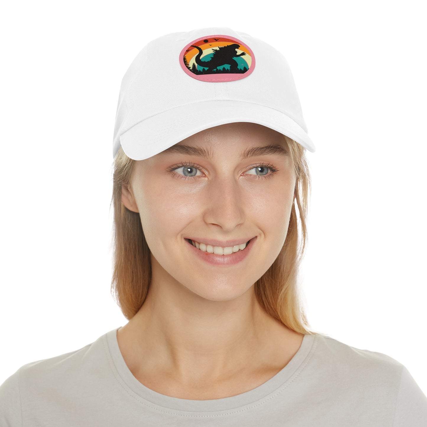 Adventure Dad Hat with Leather Patch – Perfect for Outdoor Enthusiasts