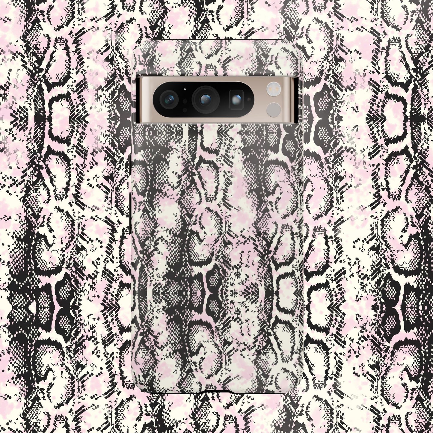 Stylish Snake Print Phone Case - Tough Protection for Trendsetters