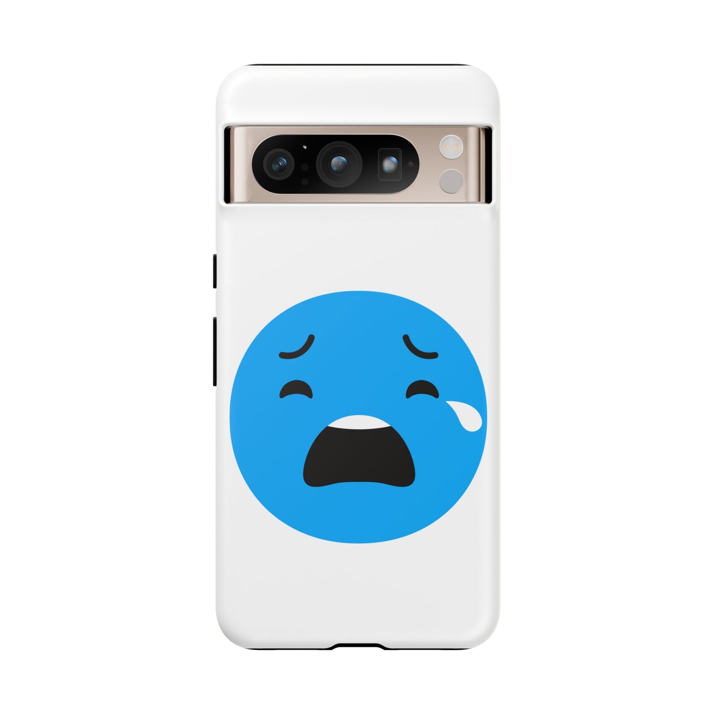 Funny Sad Face Phone Case - Tough and Stylish