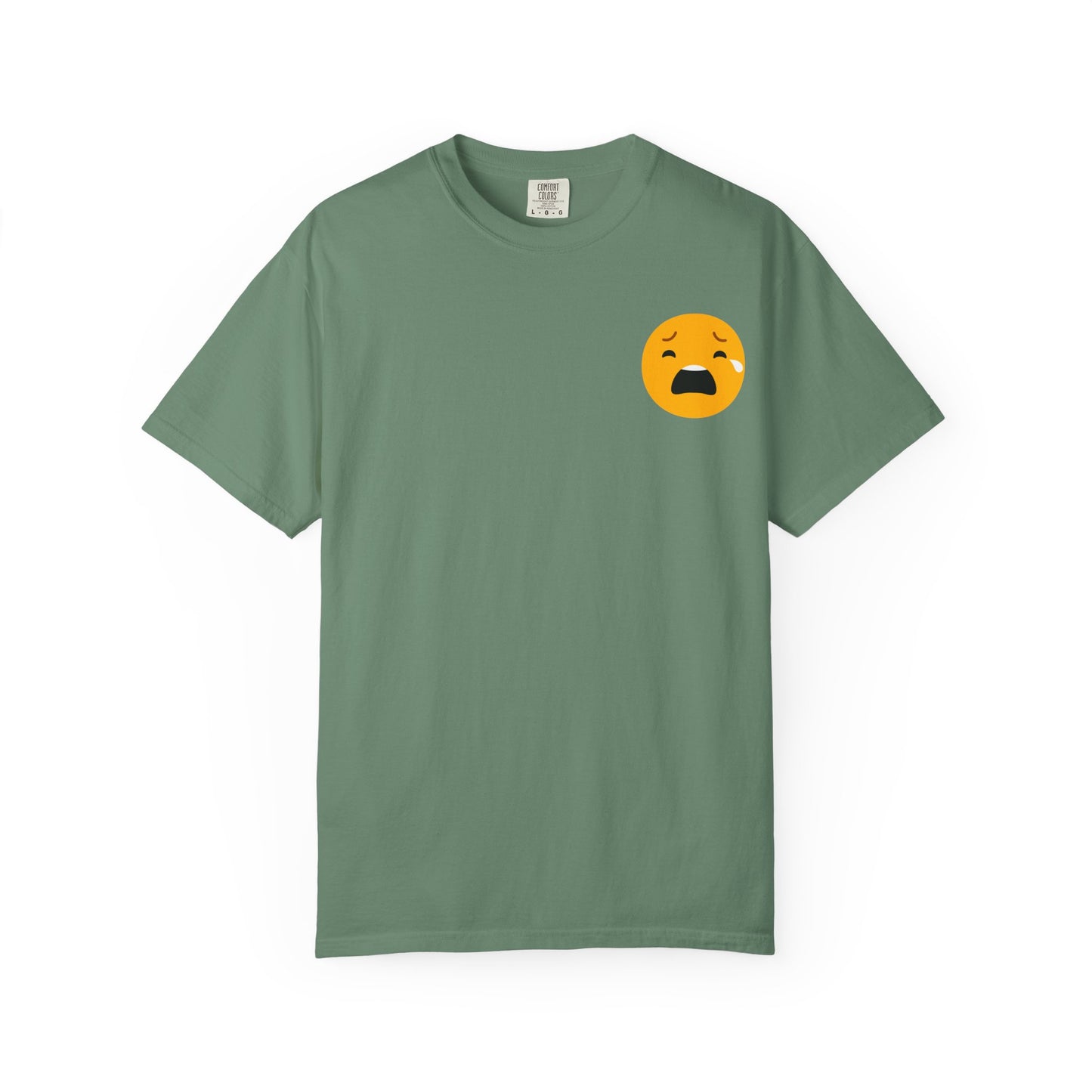 Emotional Support Unisex Tee - Sad Emoji Graphic T-Shirt