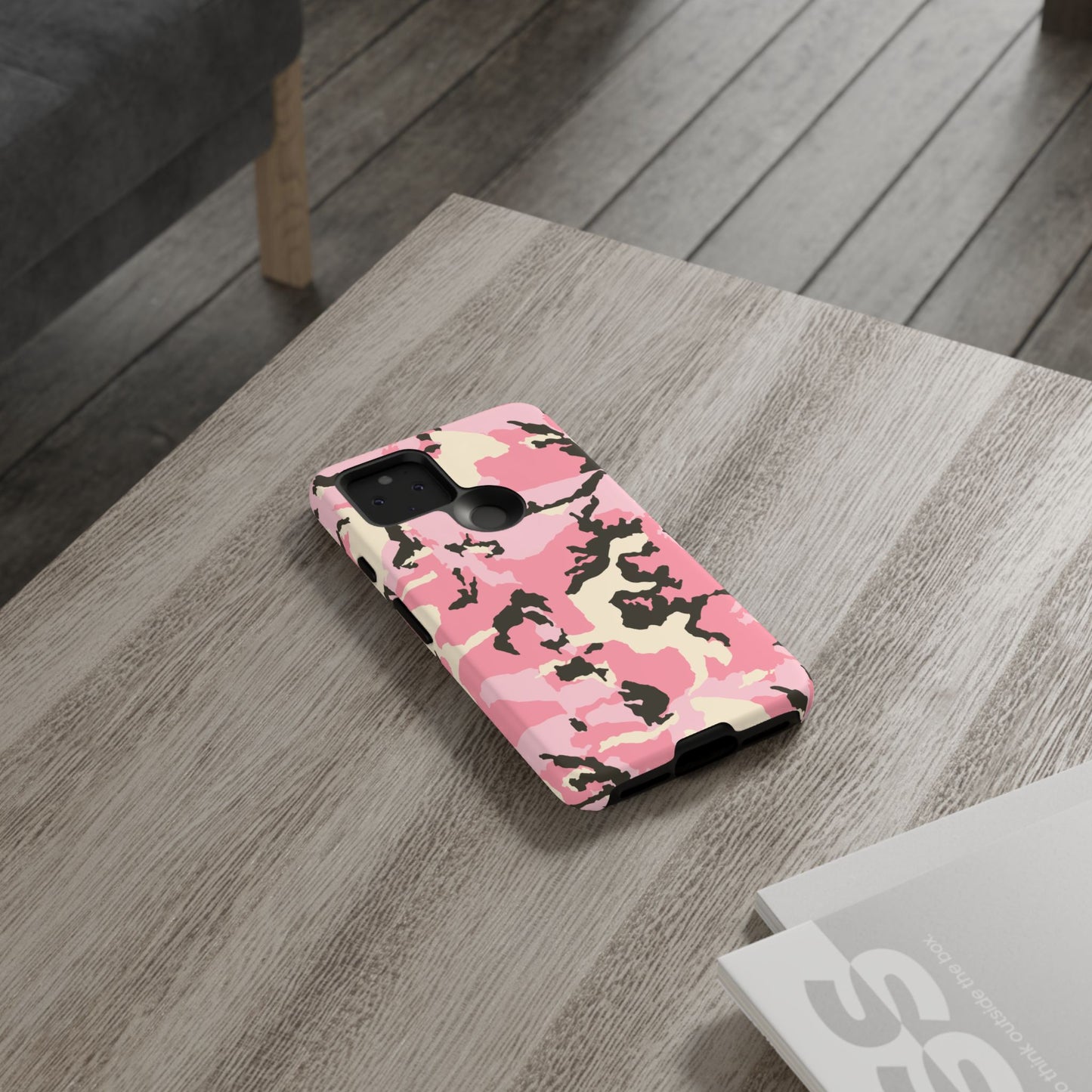 Stylish Pink Camouflage Phone Case – Tough Cases for Trendsetters