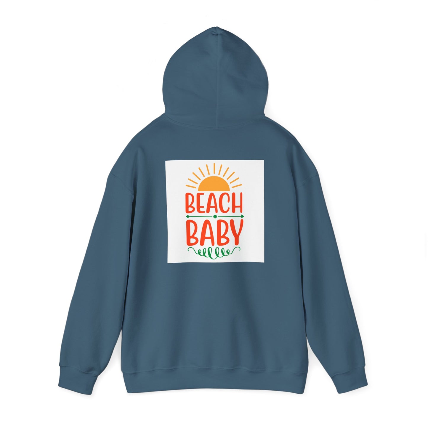 Beach Baby Hooded Sweatshirt | Summer Vibes, Beach Lover Gift, Unisex Casual Wear, Cozy Hoodie, Fun Beachwear