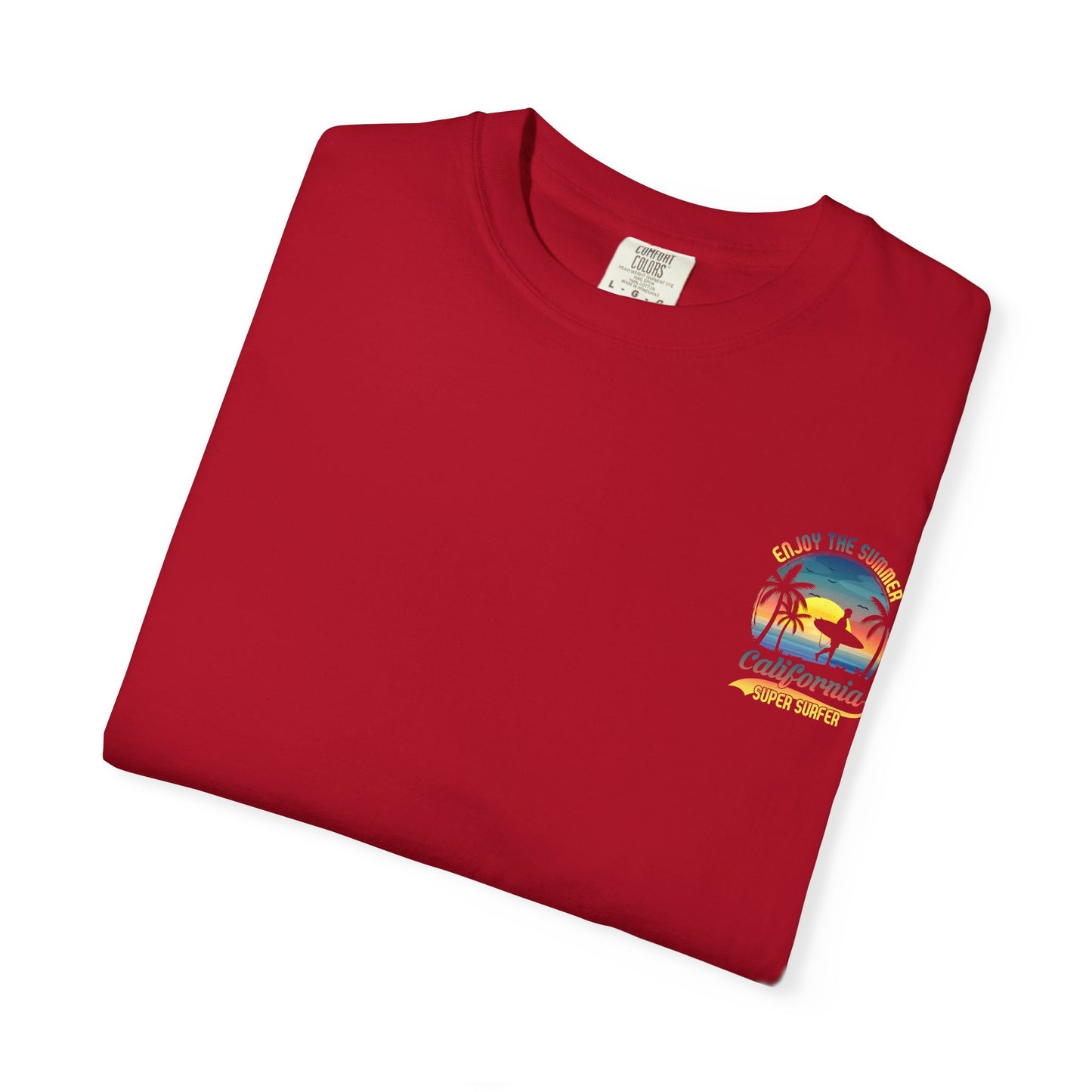 California Summer Vibes T-Shirt, Unisex Beach Tee, Surfing Apparel, Gift for Surfers, Summer Wardrobe Essential