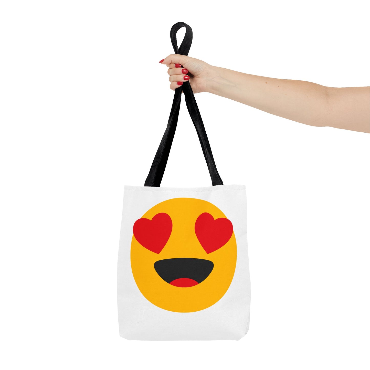 Happy Love Emoji Tote Bag - Perfect for Everyday Use and Special Celebrations