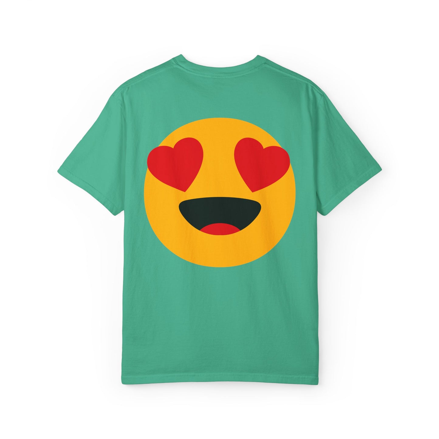 Love Emoji Garment-Dyed Unisex T-Shirt | Perfect for Valentine's Day & Casual Wear