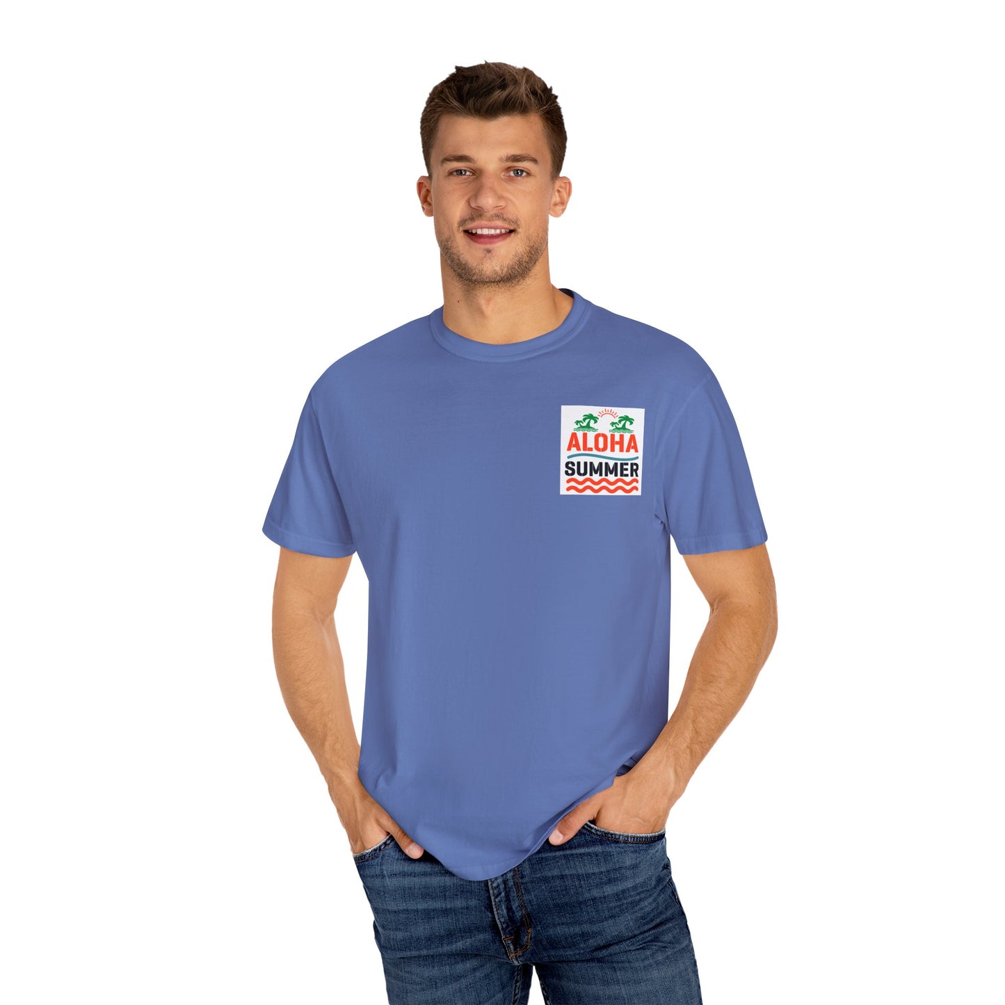 Aloha Summer Unisex T-Shirt, Beach Shirt, Vacation Tee, Summer Apparel, Tropical Graphic Tee, iconic Waikiki Beach Maui ,Oahu