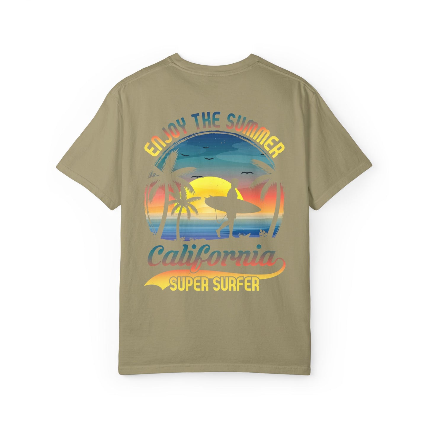 California Summer Vibes T-Shirt, Unisex Beach Tee, Surfing Apparel, Gift for Surfers, Summer Wardrobe Essential