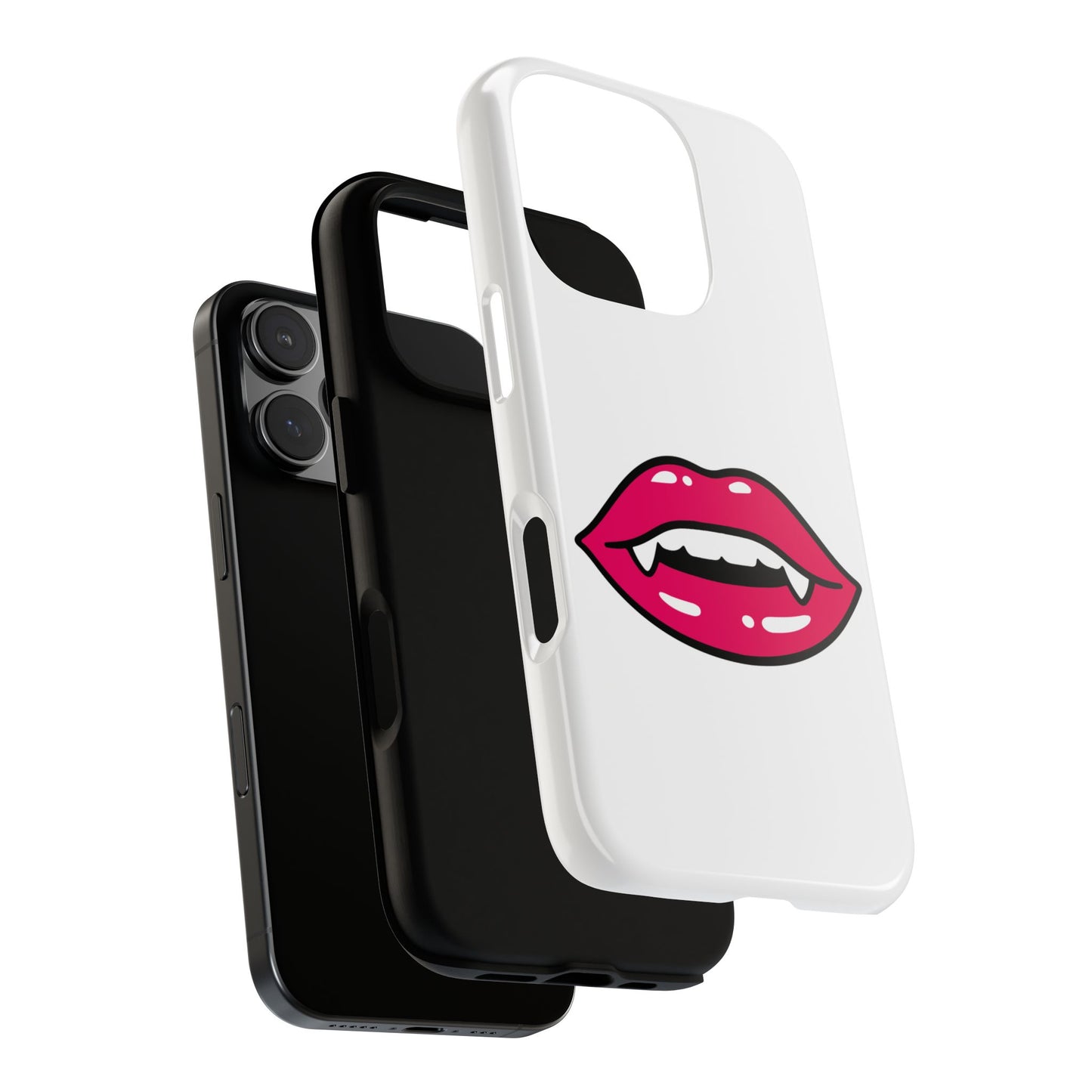Vampire Mouth Phone Case - Tough Cases for Halloween, Gift for Spooky Lovers, Quirky Phone Accessories, Fun Tech Gear