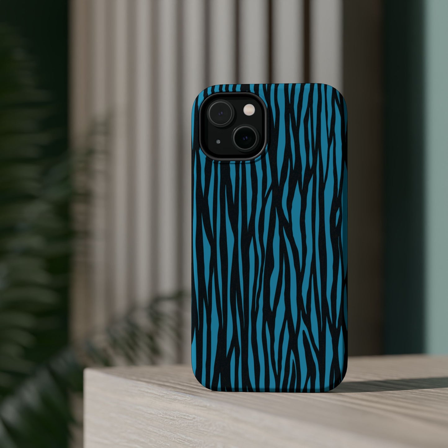 Zebra Print Magnetic Tough Case for iPhone - Durable & Stylish Phone Protection