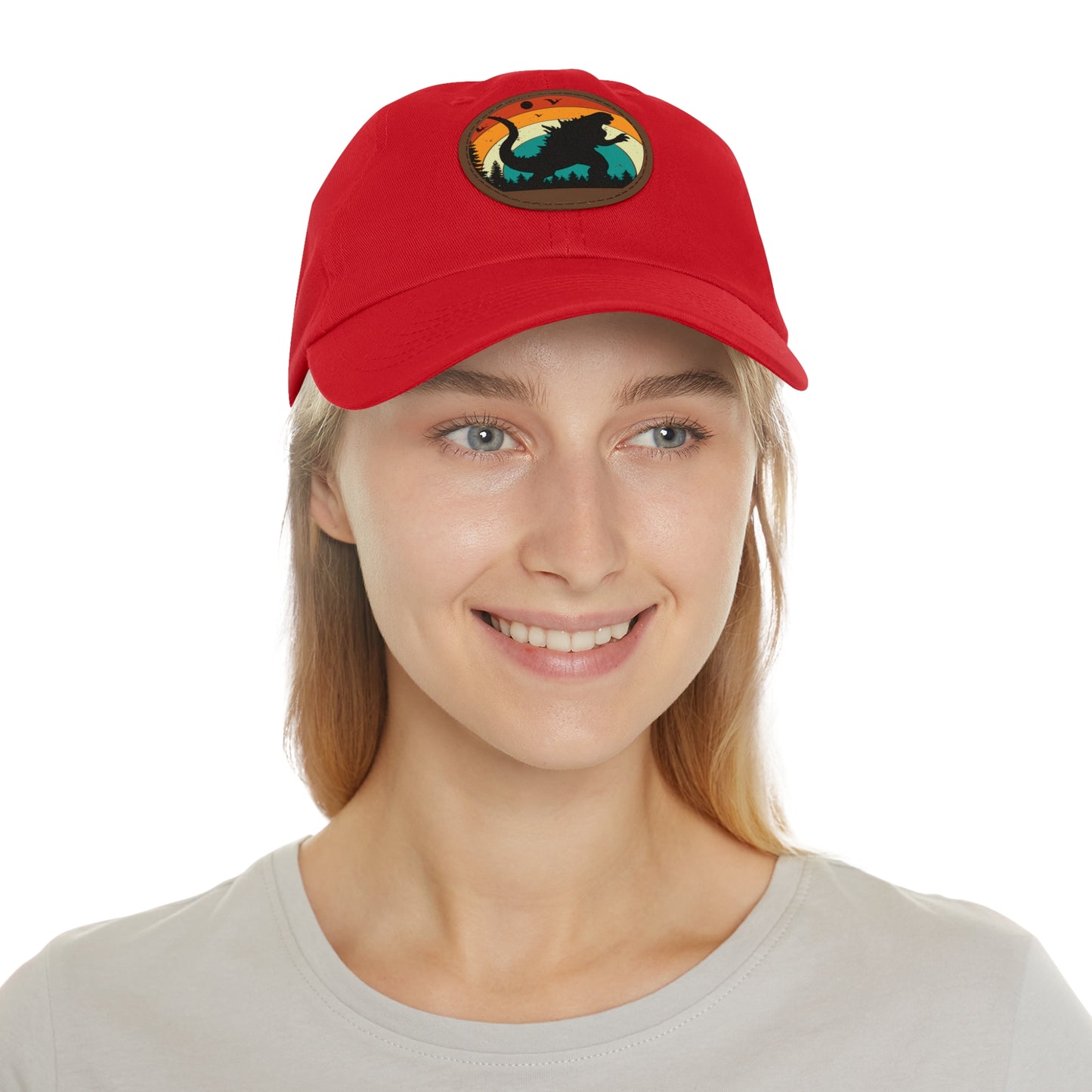 Adventure Dad Hat with Leather Patch – Perfect for Outdoor Enthusiasts