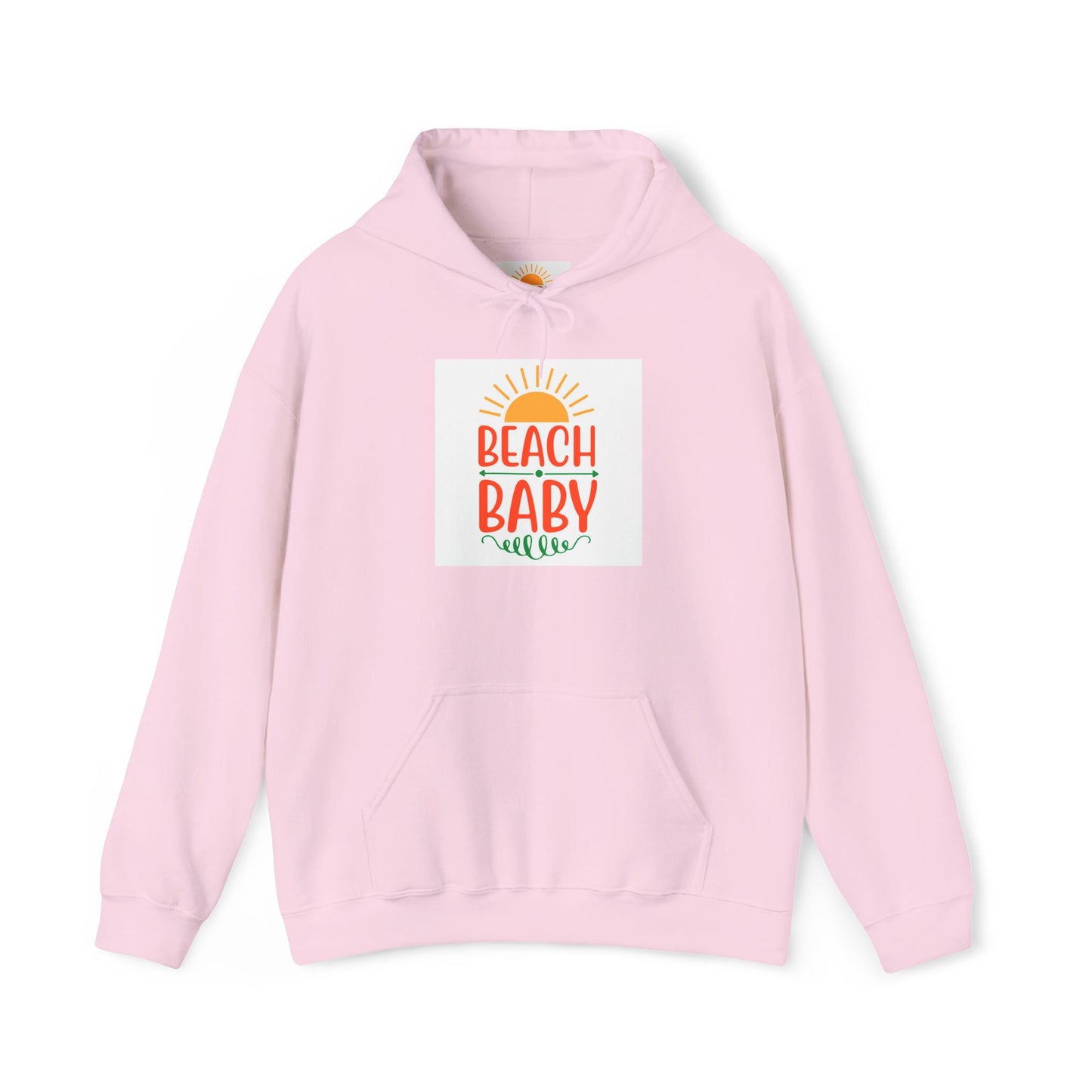 Beach Baby Hooded Sweatshirt | Summer Vibes, Beach Lover Gift, Unisex Casual Wear, Cozy Hoodie, Fun Beachwear