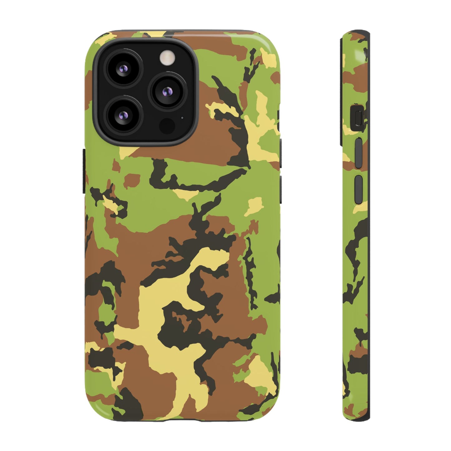 Camo Tough Phone Case - Durable Military Style Cover for Adventure Lovers
