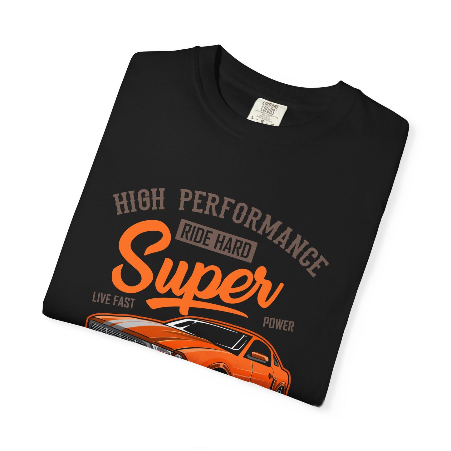King of the Road T-Shirt - Unisex Garment-Dyed Tee for Car Enthusiasts