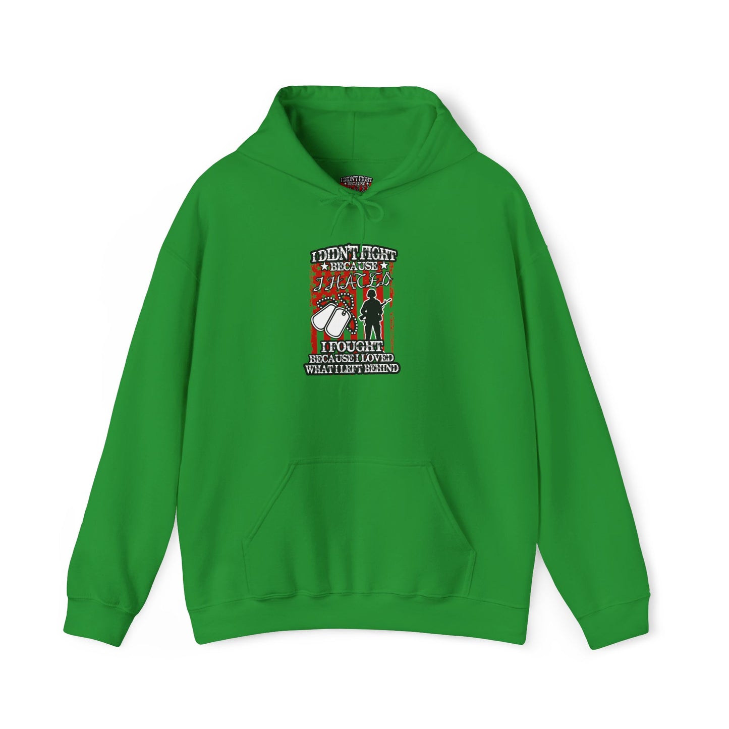 Military Supporter Hoodie, Patriotic Sweatshirt, Independence Day Gift, Veteran Clothing, USA Flag Apparel