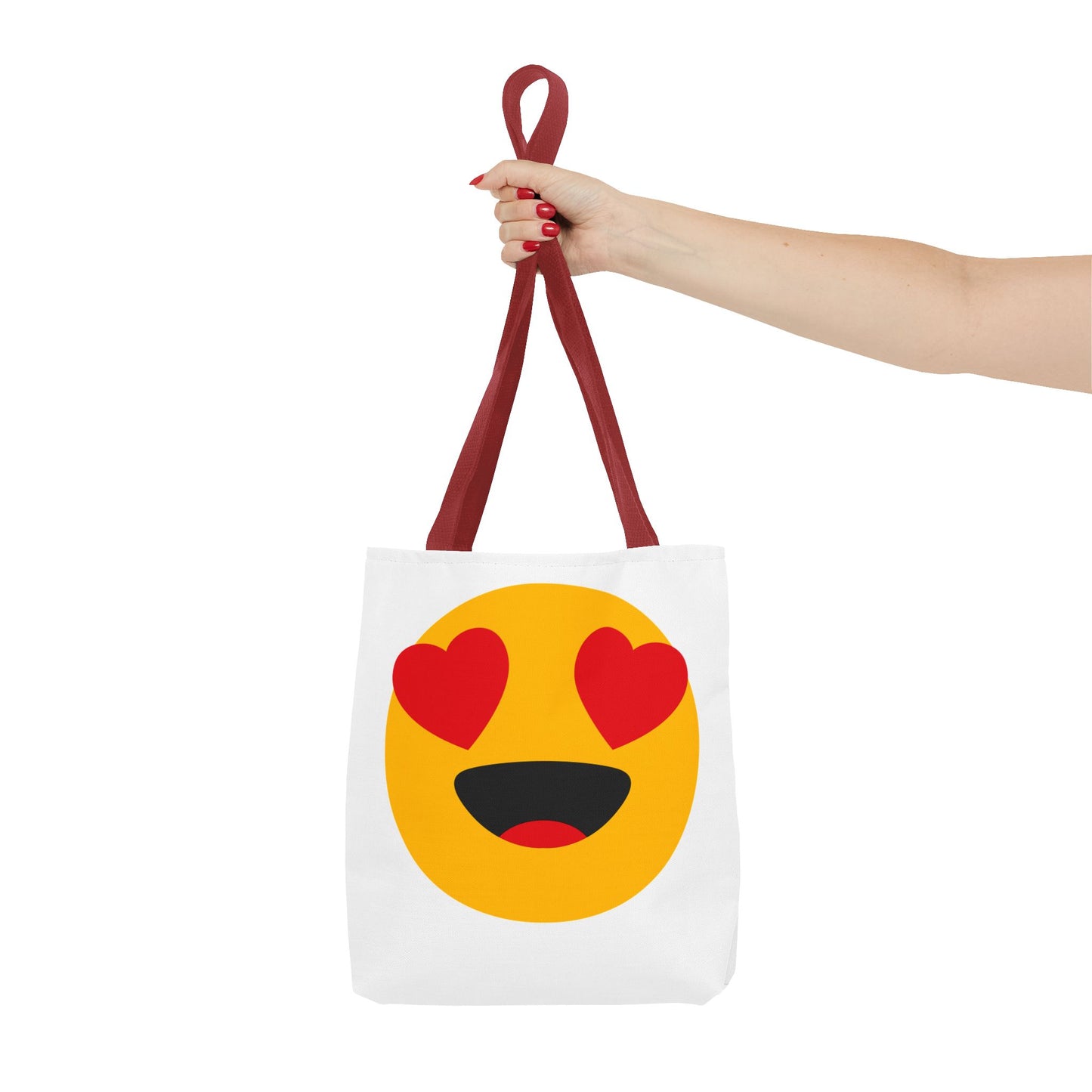 Happy Love Emoji Tote Bag - Perfect for Everyday Use and Special Celebrations