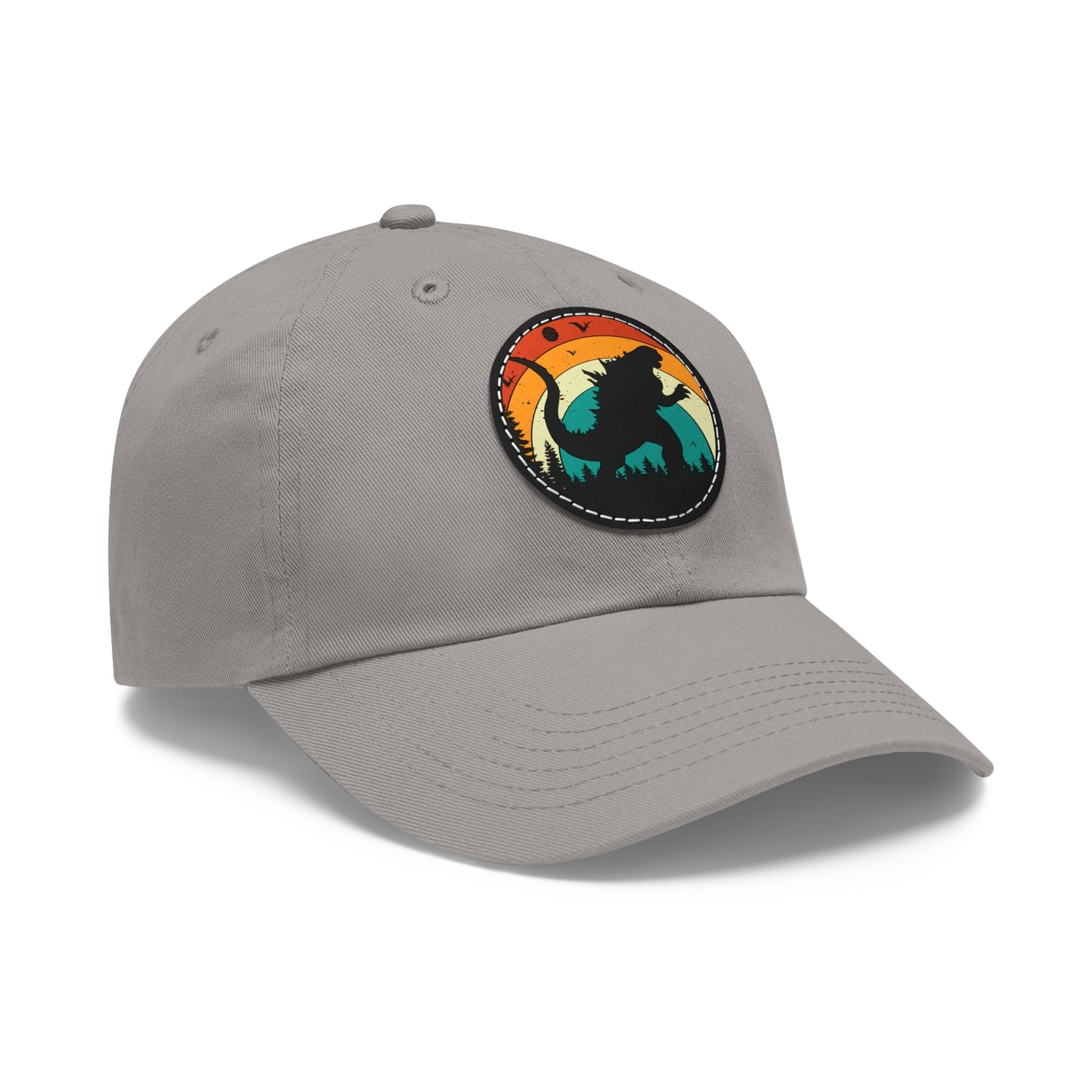 Adventure Dad Hat with Leather Patch – Perfect for Outdoor Enthusiasts