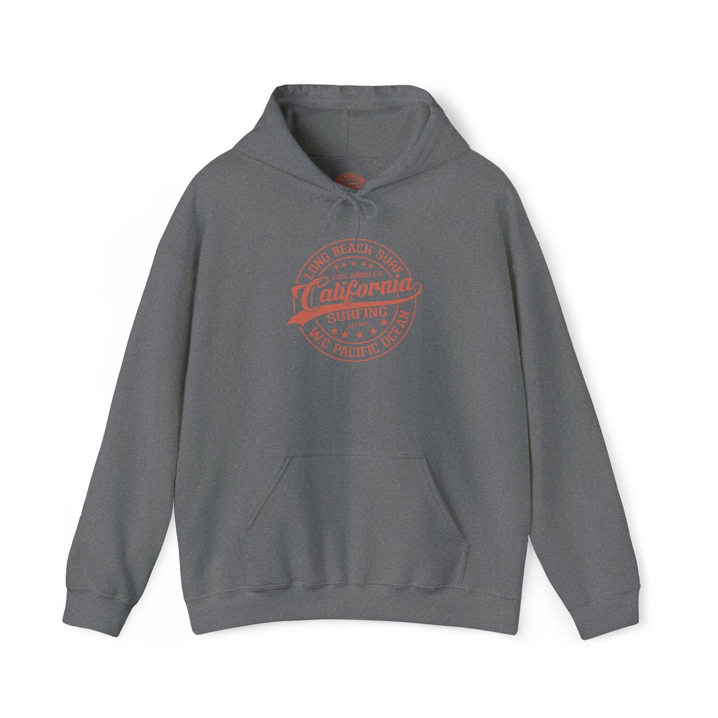 California Surf Hoodie, Cozy Sweatshirt for Beach Lovers, Perfect Gift for Surfers, Summer Vibes Apparel, Unisex Surfing