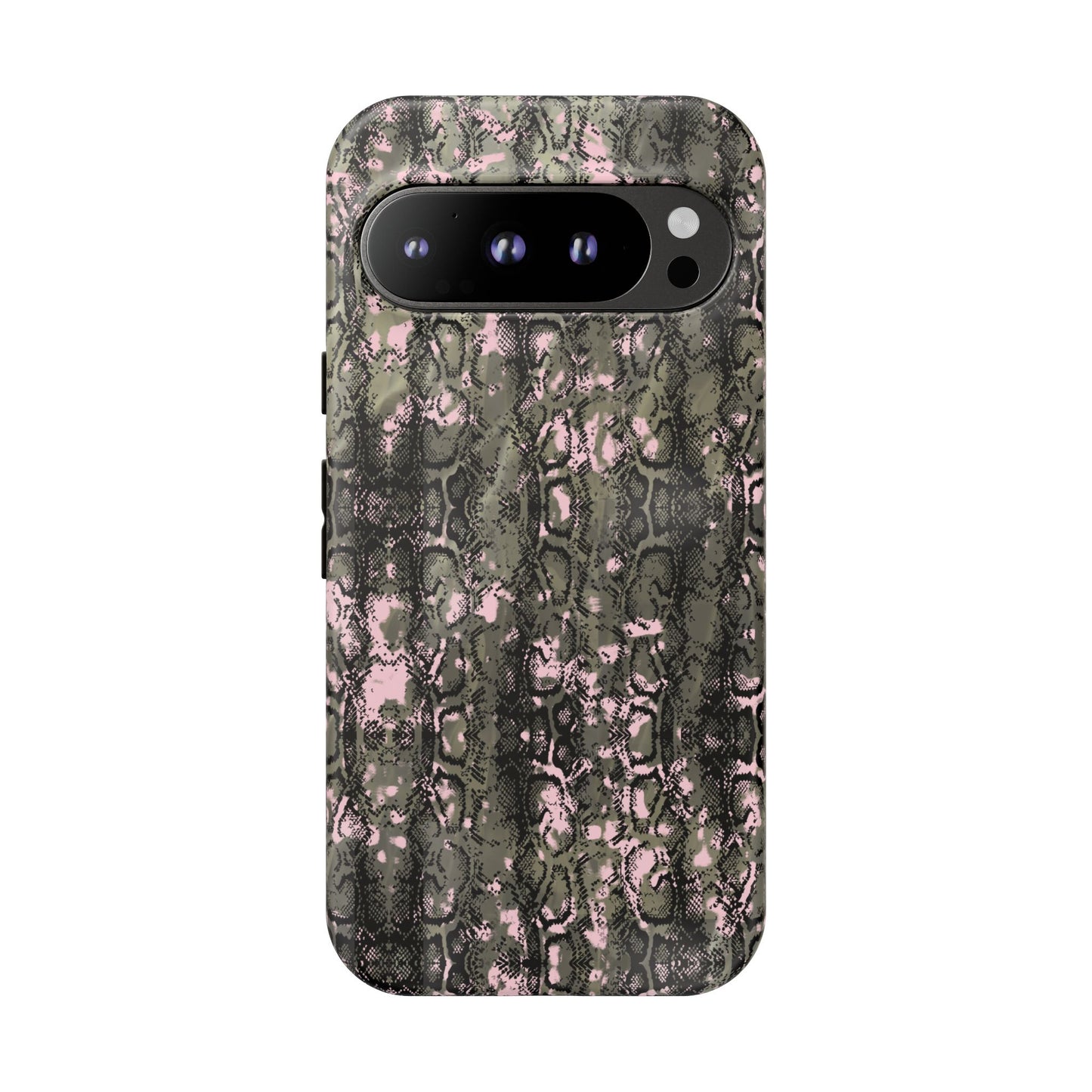 Camo Snake Pattern Phone Case – Rugged Protection Meets Bold Style Turn heads while protecting your phone with this fierce camo snake pattern case—where urban edge meets outdoor grit.