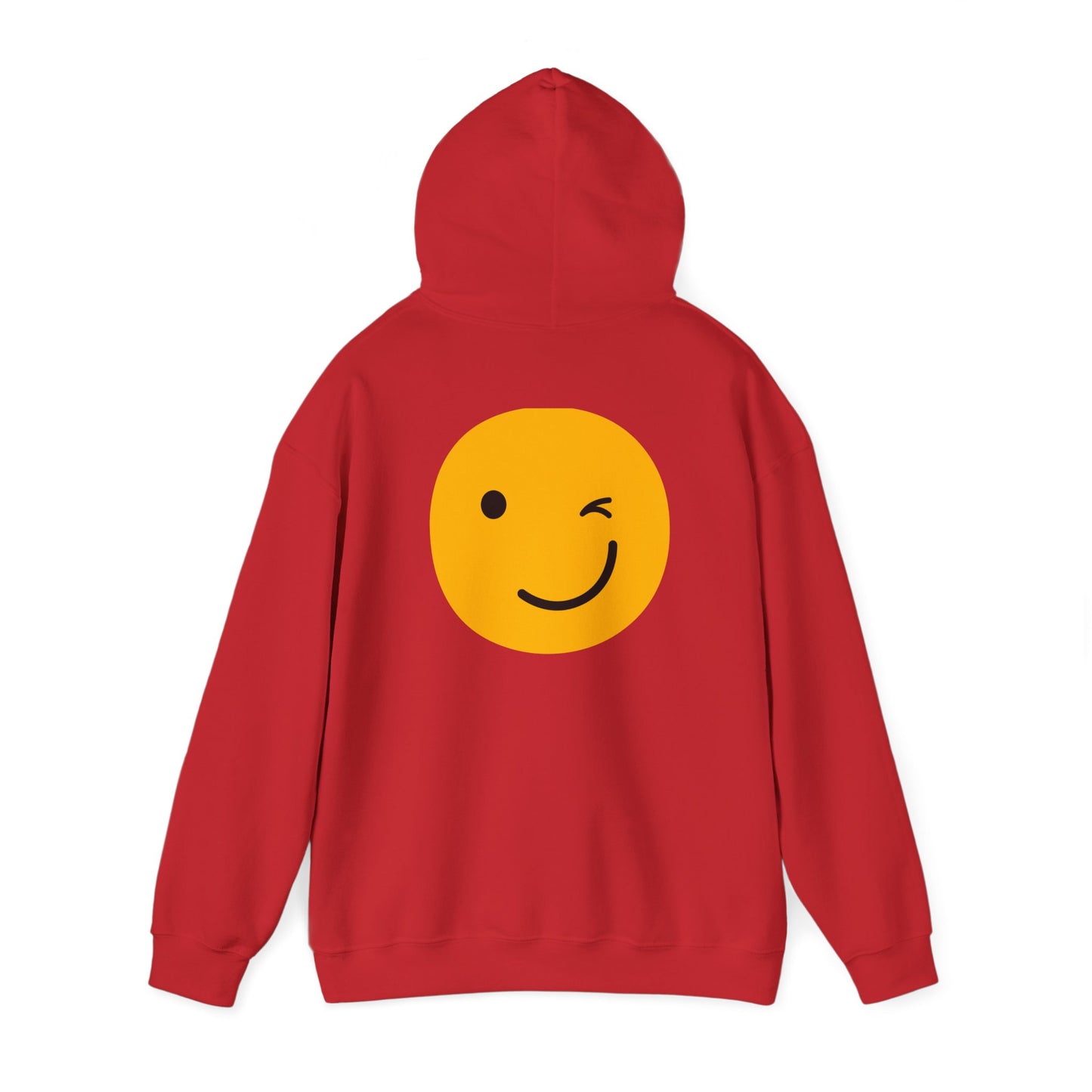 Smiley Face Unisex Hooded Sweatshirt - Fun and Cozy