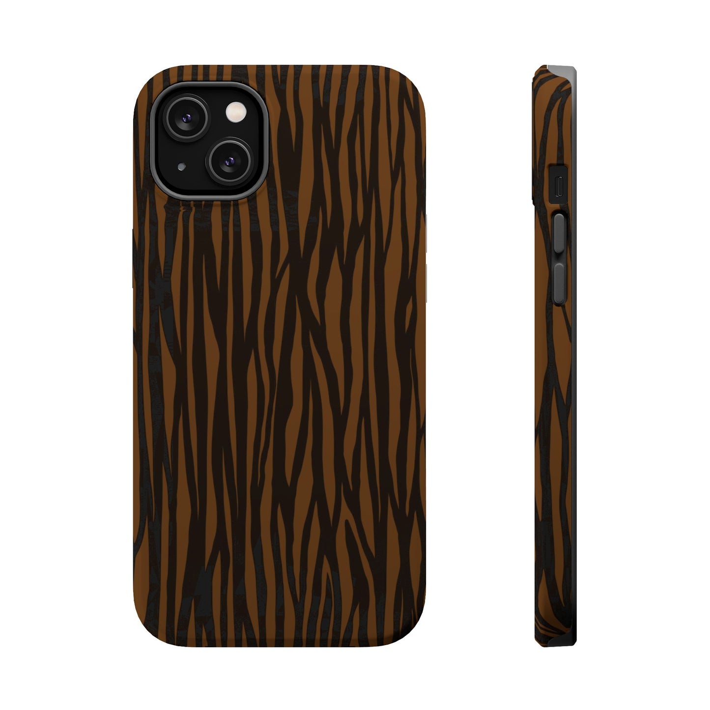 Stylish Magnetic Tough Phone Case - Bold Striped Design