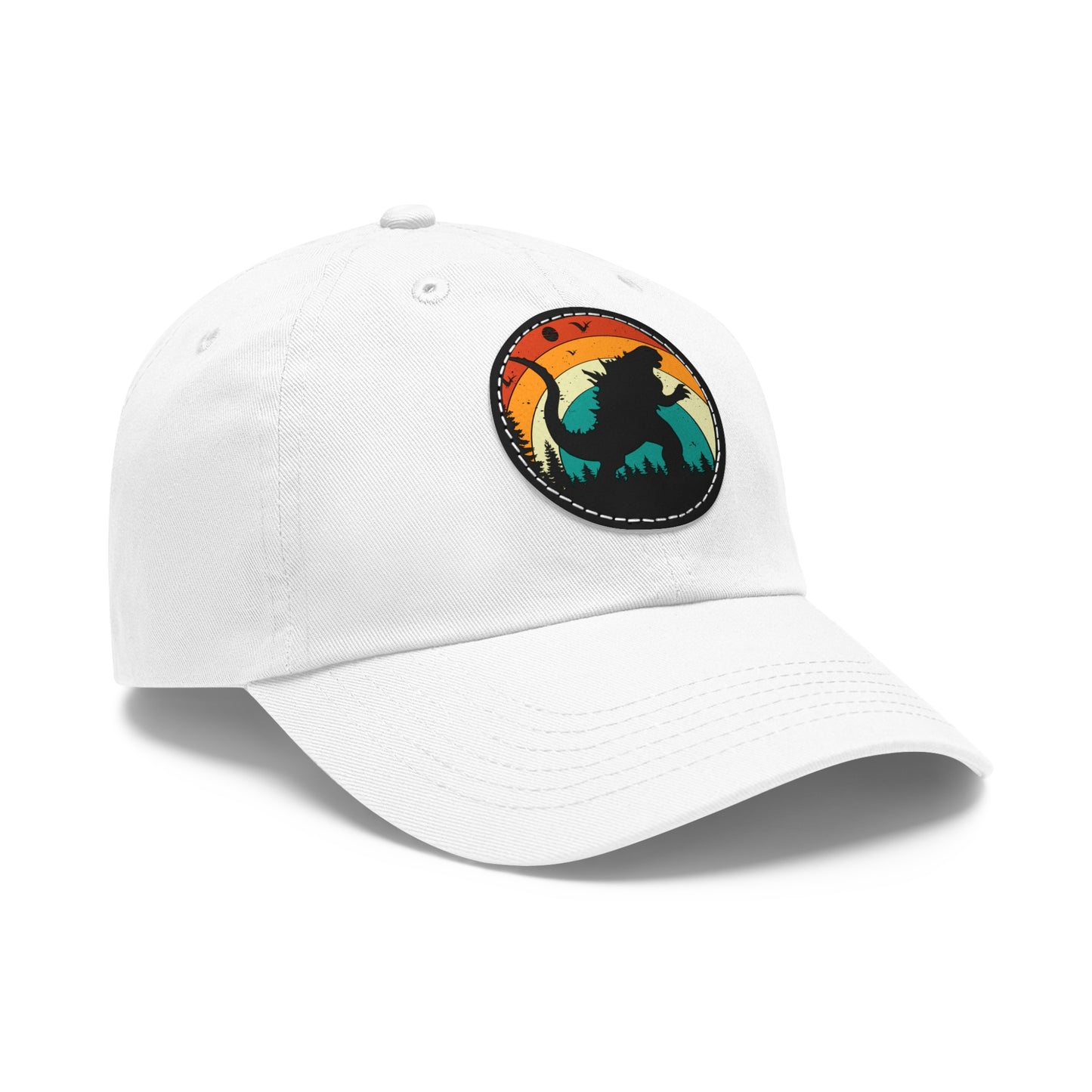 Adventure Dad Hat with Leather Patch – Perfect for Outdoor Enthusiasts