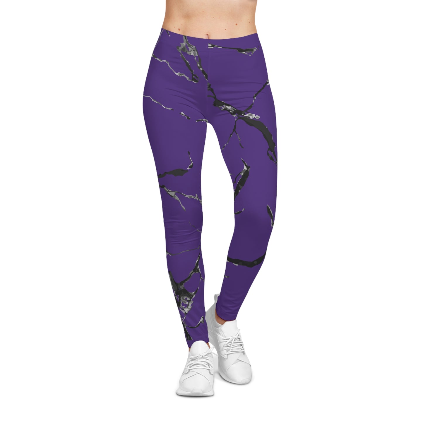 Stylish Women's Leggings - AOP, Colorful Activewear, Casual Fitness Tights, Trendy Workout Pants, Vibrant Yoga Leggings, Everyday