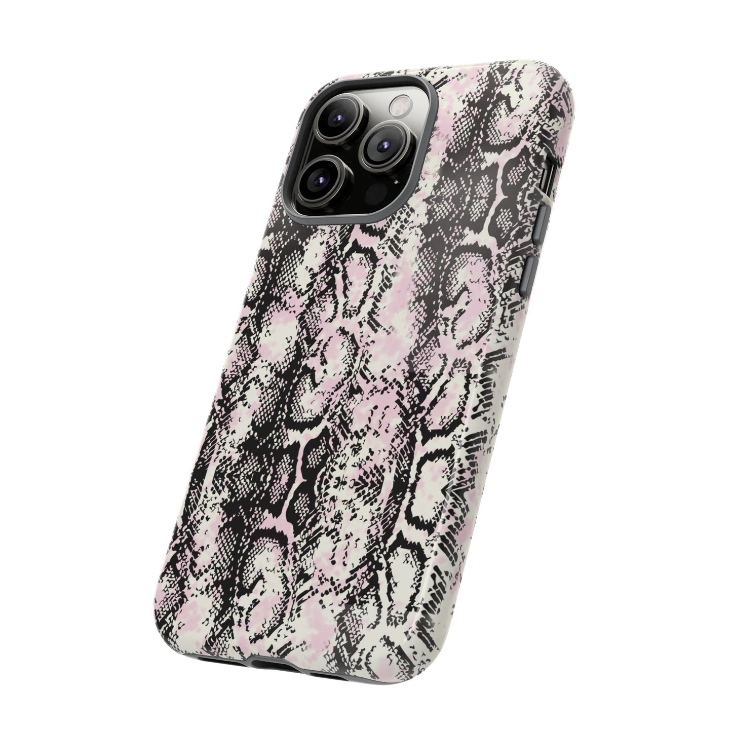 Stylish Snake Print Phone Case - Tough Protection for Trendsetters