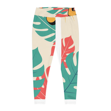 Tropical Plus Size Leggings, Comfortable Activewear, Summer Leggings, Gym Workout, Boho Style
