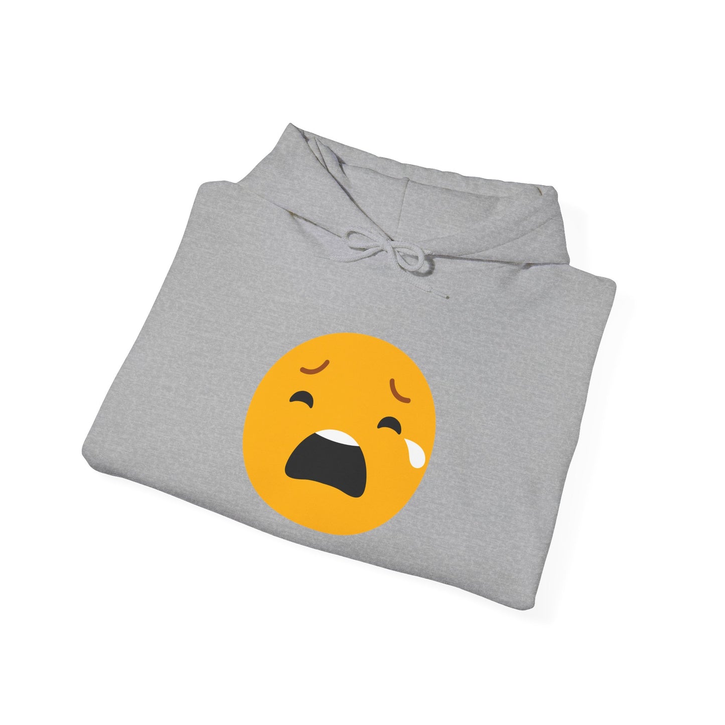 Unisex Heavy Blend™ Sad Emoji Hoodie - Cozy & Expressive Sweatshirt