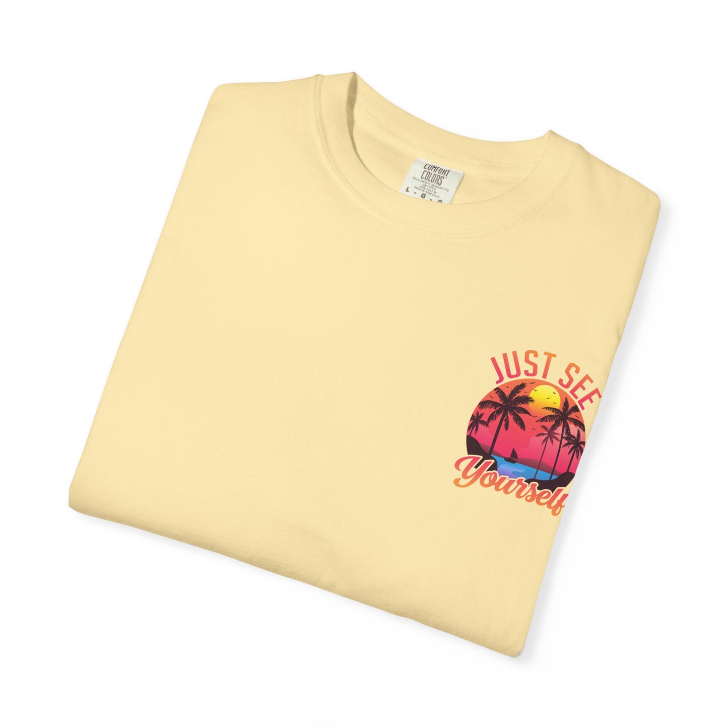 Tropical Vibes T-Shirt, Summer Casual Tee, Unisex Streetwear, Vacation Shirt, Beach Life Apparel, Gift for Travelers