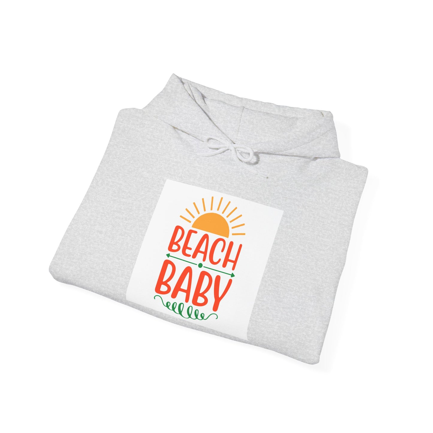 Beach Baby Hooded Sweatshirt | Summer Vibes, Beach Lover Gift, Unisex Casual Wear, Cozy Hoodie, Fun Beachwear