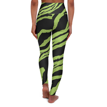 Tiger Stripe High Waisted Yoga Leggings for Active Lifestyle