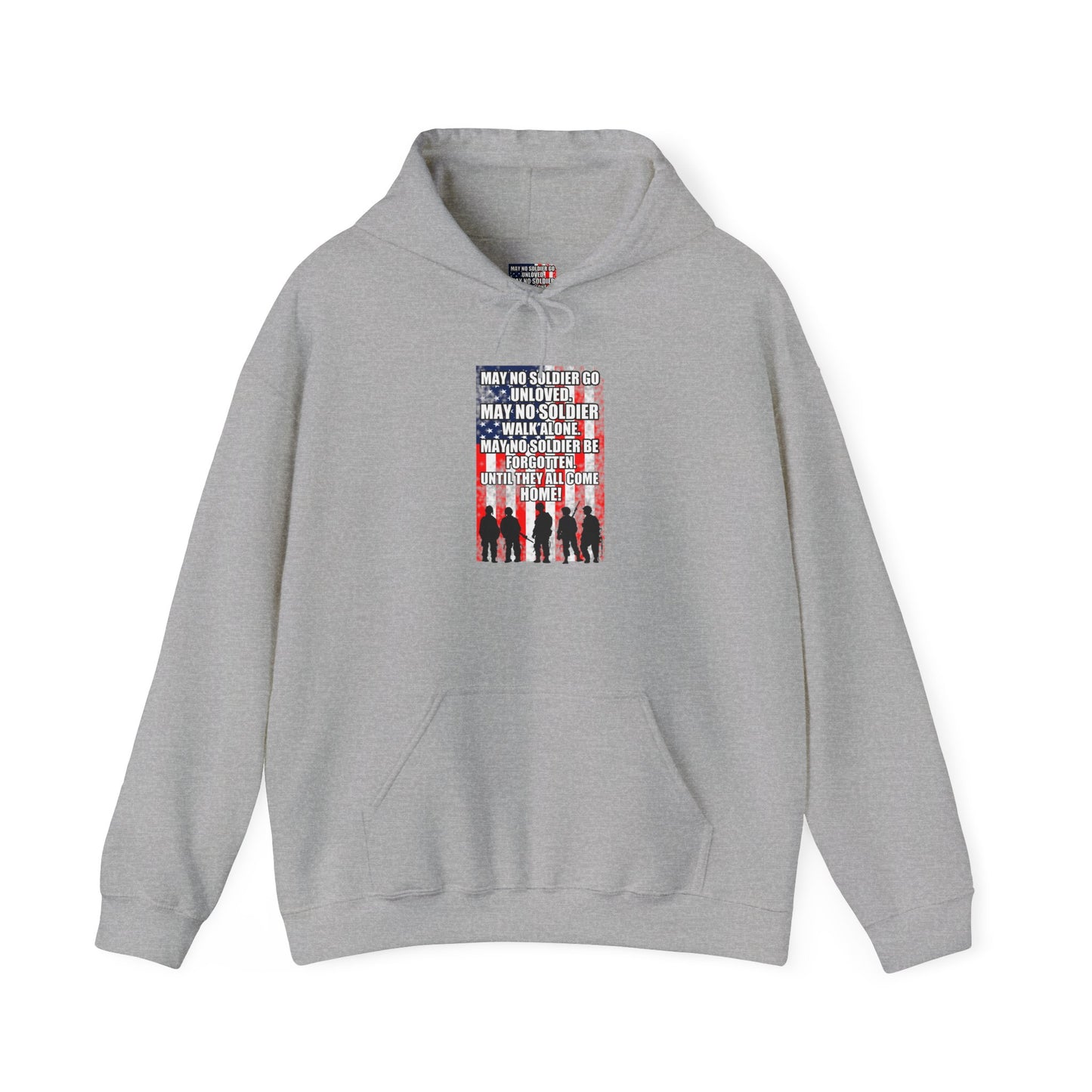 Patriotic Memorial Hoodie: Honor our Heroes, Unisex Sweatshirt for Veterans, Remembrance Day, Gift for Military Families,