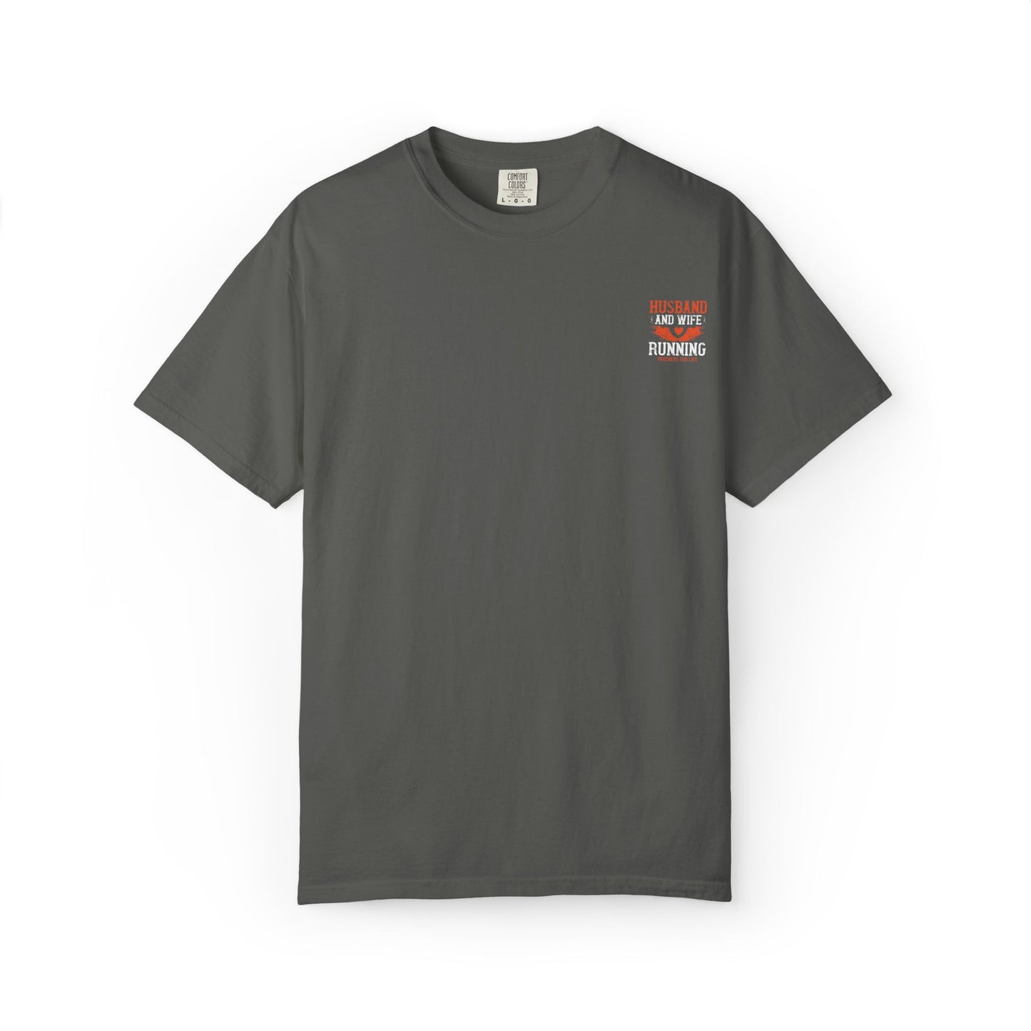 Unisex Husband and Wife Running T-Shirt - Partners for Life - Casual Gift for Couples
