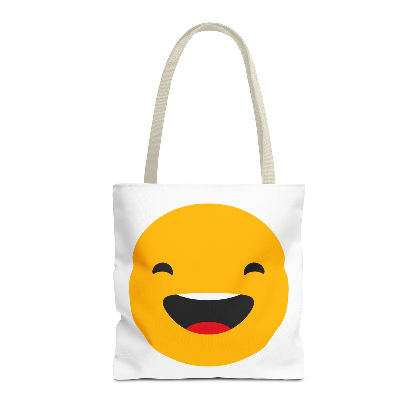 Smiley Face Tote Bag - Fun and Cheerful Reusable Shopping Bag