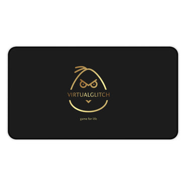 Gaming Desk Mat - VirtualGlitch Design, Gamer Accessories, Office Decor, Custom Mousepad, Unique Gift for Gamers