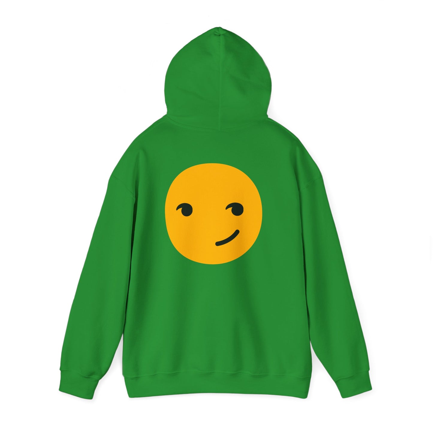 Smiley Face Unisex Heavy Blend Hooded Sweatshirt – Cozy & Playful Comfort for All Occasions