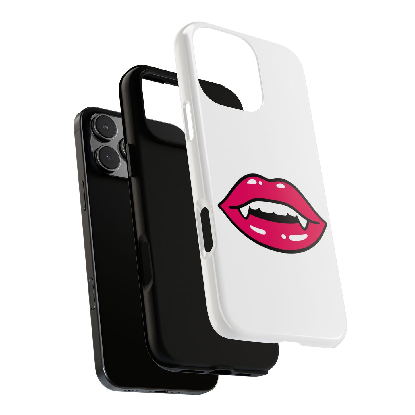 Vampire Mouth Phone Case - Tough Cases for Halloween, Gift for Spooky Lovers, Quirky Phone Accessories, Fun Tech Gear