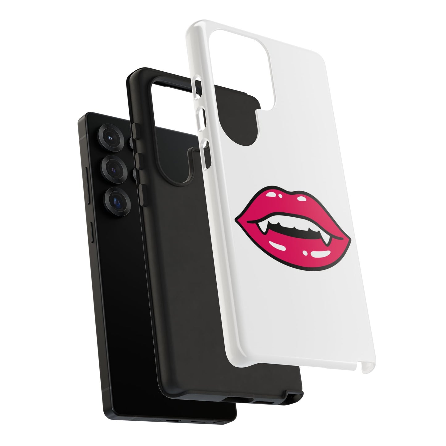 Vampire Mouth Phone Case - Tough Cases for Halloween, Gift for Spooky Lovers, Quirky Phone Accessories, Fun Tech Gear