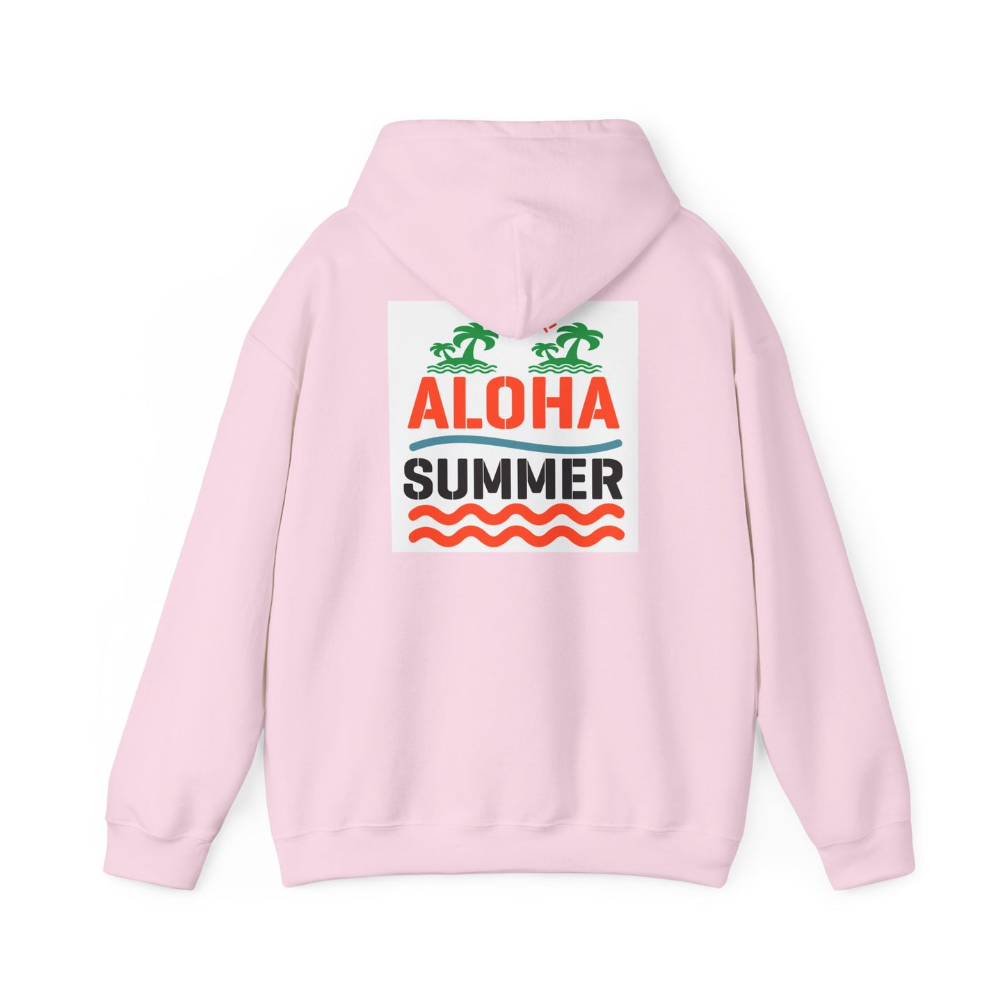 Aloha Summer Hoodie,Tropical Beach Wear,Unisex Sweatshirt,Vacation Outfit, Summer iconic Waikiki Beach Oahu combines urban