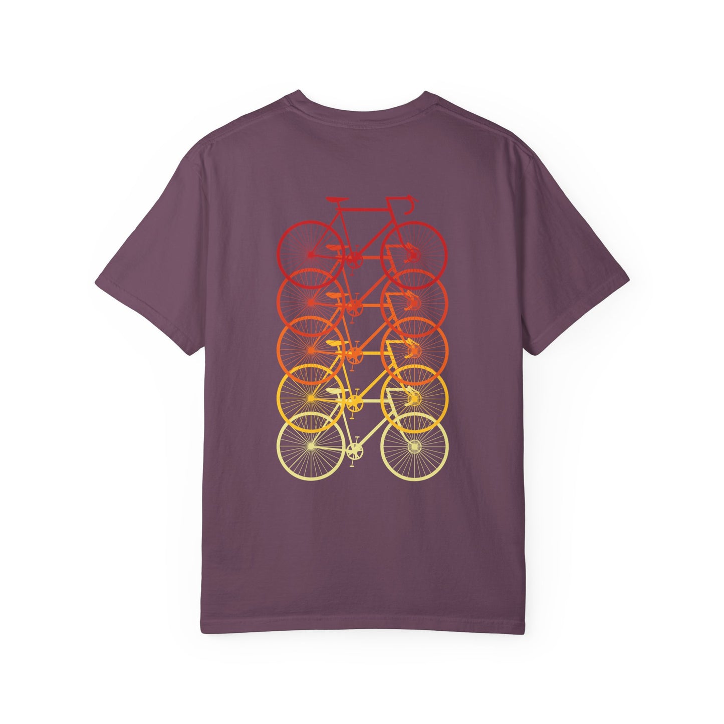Gradient Bicycle Unisex T-Shirt - Perfect for Cycling Enthusiasts