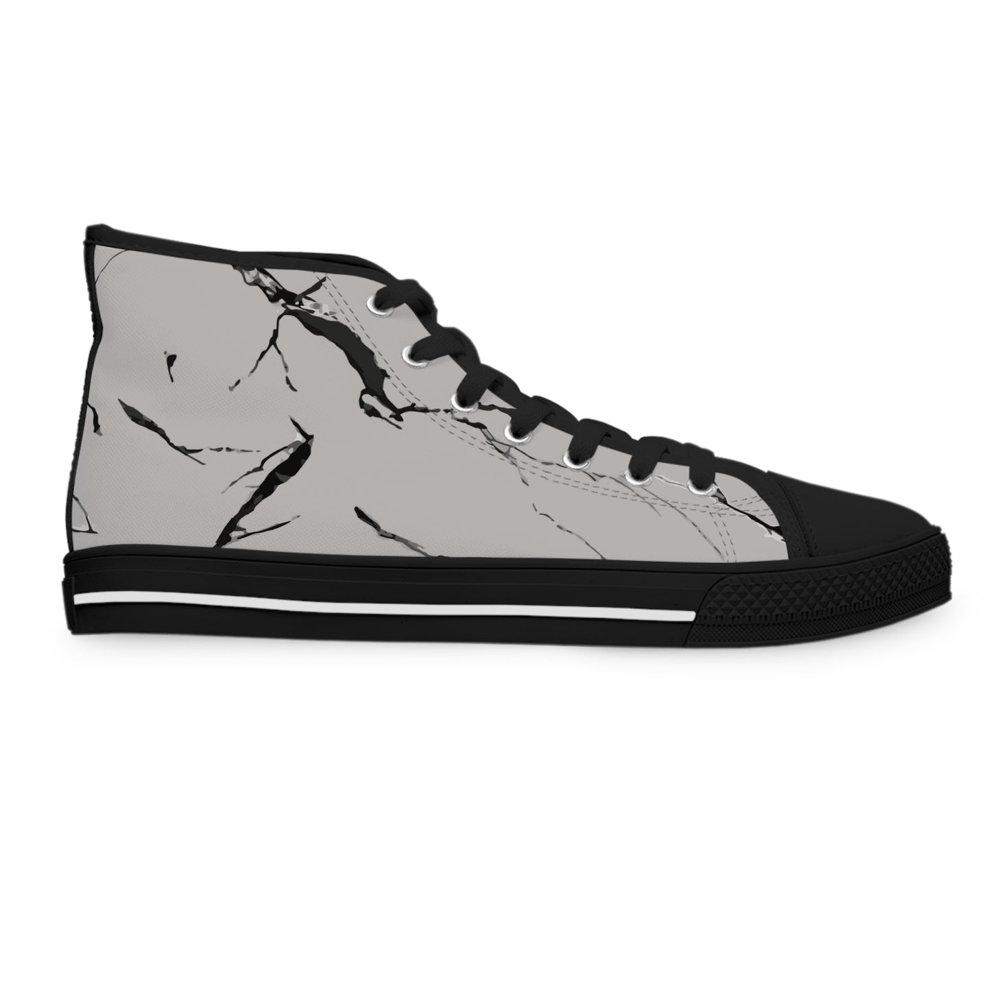 Stylish Marble-Print High Top Sneakers for Trendy Women