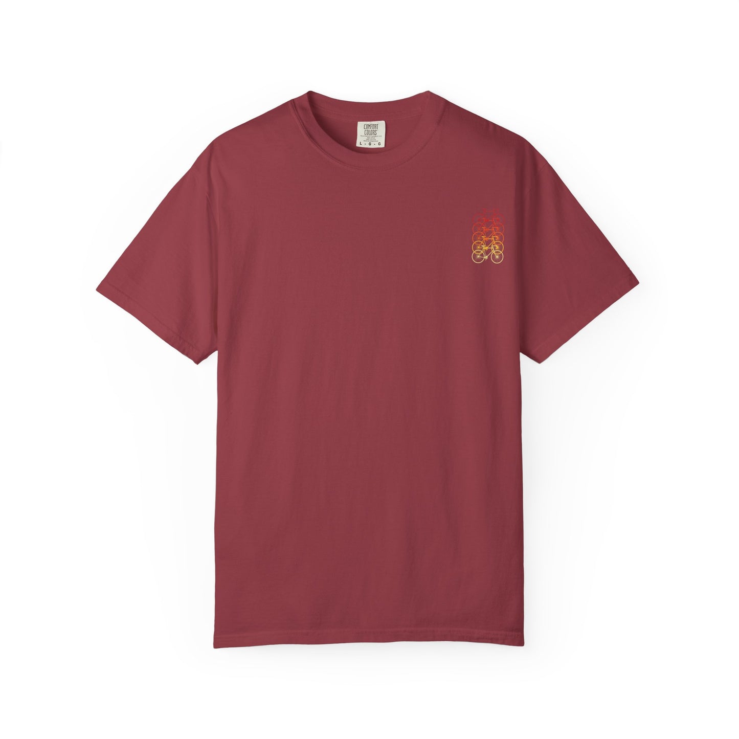 Gradient Bicycle Unisex T-Shirt - Perfect for Cycling Enthusiasts