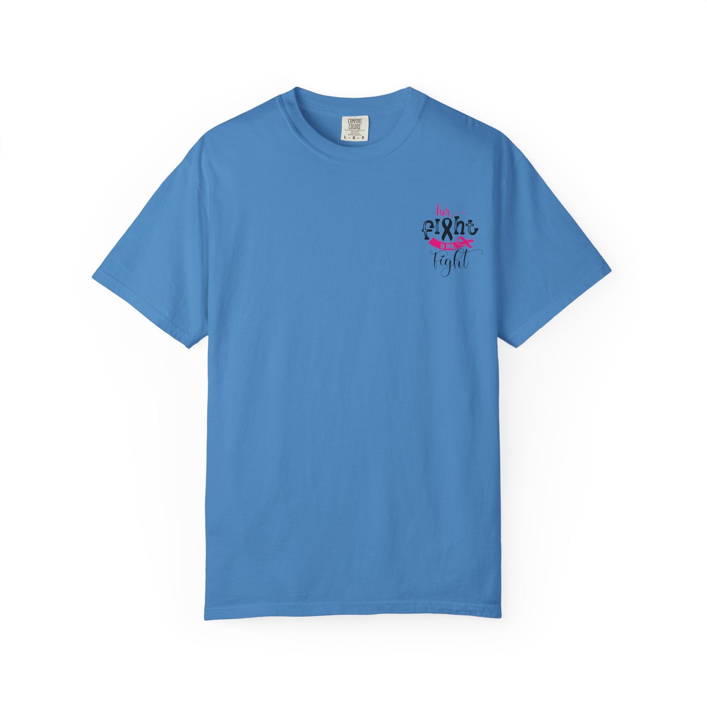 Breast Cancer Awareness T-Shirt, Unisex Motivational Tee, Her Fight is Our Fight, Supportive Shirt, Empowering Gift, Hopeful Apparel