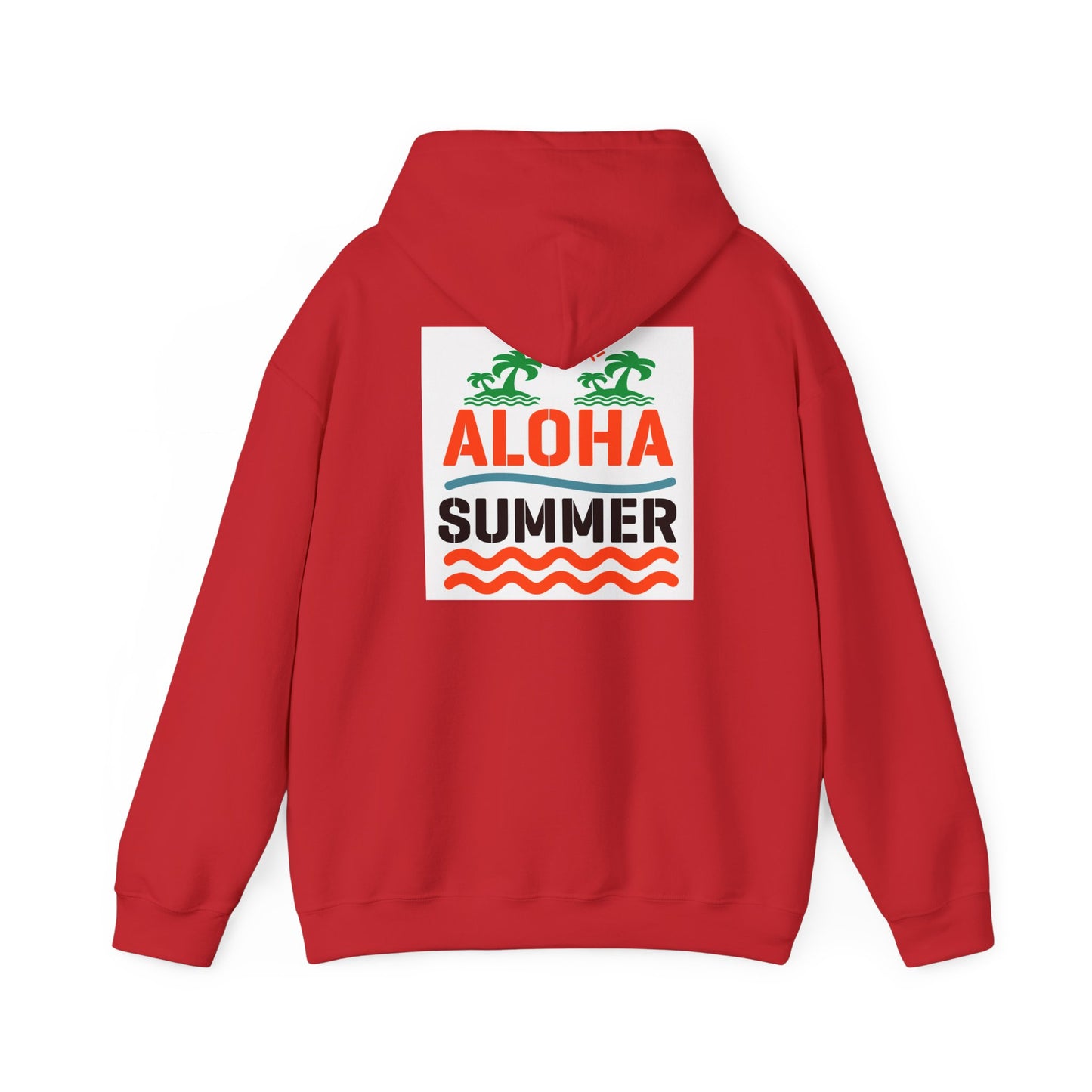 Aloha Summer Hoodie,Tropical Beach Wear,Unisex Sweatshirt,Vacation Outfit, Summer iconic Waikiki Beach Oahu combines urban